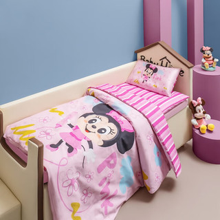 Disney 迪士尼 幼儿园被子六件套（三件套+枕头芯+被芯+床垫）女生开学生宿舍床