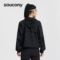 saucony 索康尼 官方正品女运动跑步梭织外套宽松时尚出街百搭反光