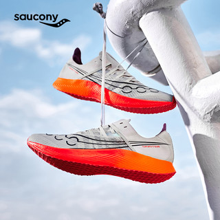 saucony 索康尼 2024新款SINISTER运动训练情侣男舒适缓震跑步鞋