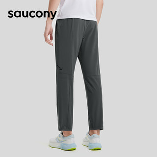 saucony 索康尼 新款4D动态梭织长裤高弹透气休闲跑步运动健身男裤