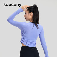 saucony 索康尼 官方正品女子时尚T恤长袖针织衫透气舒适跑步运动