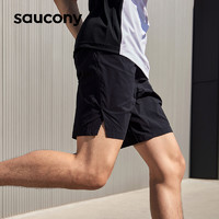 Saucony索康尼官方正品4D动态梭织短裤男子跑步运动健身高弹透气