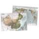  《中国和世界地形图》（共2张、2023版）　