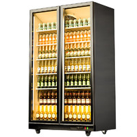喜莱盛啤酒柜展示柜冷藏保鲜柜商用冰箱饮料柜酒水柜冷柜 双门款（一级能效）XLS-760FC