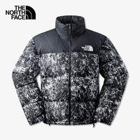 THE NORTH FACE 北面 1996 Nuptse 中性户外羽绒服 NF0A3C8D-OVW 黑色点缀 XXS