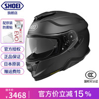 SHOEI GT-AIR2双镜片头盔日本摩托车机车赛盔赛道四季盔 MATT BLACK（哑黑） L（适合58-59头围）