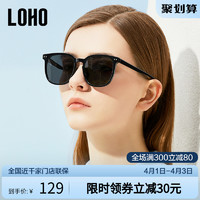 LOHO 墨镜女款2024新款潮流GM小框偏光防晒紫外线素颜太阳眼镜男款