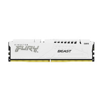 Kingston 金士顿 FURY Beast超级野兽系列 DDR5 6400MHz 台式机内存 马甲条 白色 32GB 16GBx2 CL32