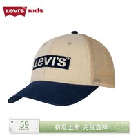 Levi's 李维斯 Levis李维斯儿童男童鸭舌帽2024夏季新款帽子大童防晒棒球帽童装