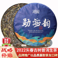 沁爱普洱茶生茶饼勐海韵2022春茶新茶古树茶云南勐海七子饼茶生普茶叶 【超惠款】357克*1片