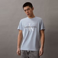 卡尔文·克莱恩 Calvin Klein CK Jeans夏季男女情侣舒适纯棉叠印短袖T恤J320770