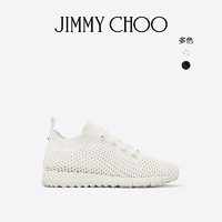 JIMMY CHOO [春季新品]JIMMY CHOO/VELES 女士珍珠饰钩针编织低帮运动鞋JC