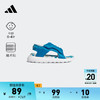 adidas 阿迪达斯 COMFORT SANDAL魔术贴休闲凉鞋男女婴童阿迪达斯轻运动 蓝/白 24(140mm)