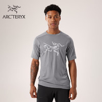 ARC'TERYX 始祖鸟 ARC’TERYX始祖鸟 IONIA MERINO WOOL LOGO 透气 男子 羊毛短袖T恤 Void/空间灰 S