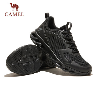 骆驼（CAMEL）网面运动鞋男透气耐磨休闲健步鞋子 K14B60L8015 黑色 43 【男】8015，黑色