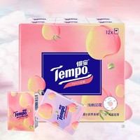 百亿补贴：Tempo 得宝 手帕纸樱花茉莉苹果36包装4层7片加厚有印花超值家用特惠装