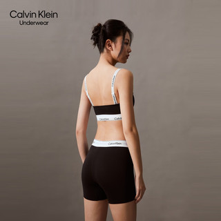 Calvin Klein内衣【JENNIE同款摩登引力带】24春夏女可卸肩带抹胸文胸QF7628 UB1-太空黑 M