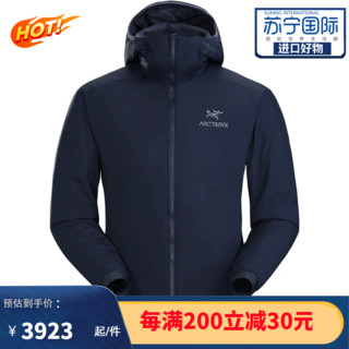 ARC'TERYX 始祖鸟 男子棉衣 ATOM LT HOODY 轻量保暖透气防风连帽棉服 Kingfisher藏蓝 XXL