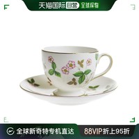 WEDGWOOD 日本直邮WEDGWOOD威基伍德野草莓DELPHI杯碟骨瓷欧式下午茶咖啡杯