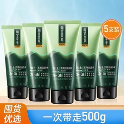 INOHERB 相宜本草 黑茶控油净爽洁面膏100g深层清洁毛孔控油洗面奶