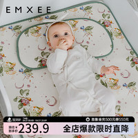 嫚熙（EMXEE）婴儿苎麻凉席儿童宝宝幼儿园天丝软凉席（不含枕头） 精灵国度 100×56(cm)