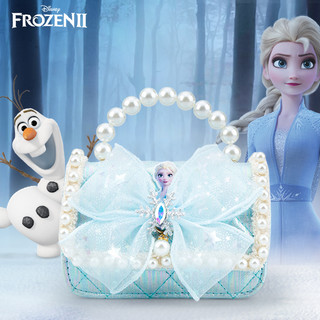 Disney 迪士尼 儿童包包女童可斜跨女孩单肩可爱时尚冰雪奇缘艾莎公主小香风包手提包 生日礼物