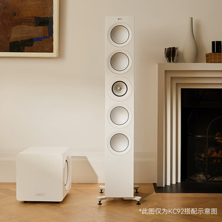 KEF KC92 黑色 低音炮 大功率超低音扬声器 家庭影院有源超重低音炮音响音箱  有源低音炮 一只