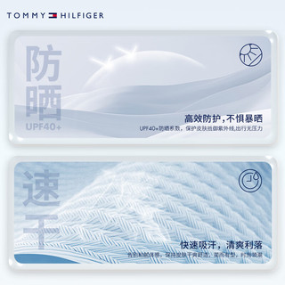 TOMMY HILFIGER【李沁同款防晒速干】夏季功能系列24女吸湿POLO连衣裙43611 黑色BDS M