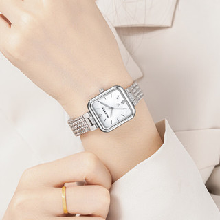 迪士尼（Disney）手表时尚气质优雅女士小方块石英表
