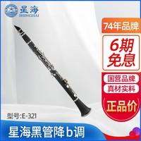 百亿补贴：Xinghai 星海 高音黑管乐器降B调成人儿童初学者大音量演奏考级单簧管乐器