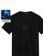 太平鸟男装 短袖T恤夏季新款男体恤B1DAC2606 黑色（合体） 165/S