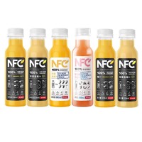 农夫山泉 NFC橙汁果汁饮料100鲜果冷压榨橙子冷压榨300ml/瓶整箱装 300mL 3瓶 橙汁