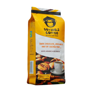 卢旺达 大猩猩 阿拉比卡咖啡豆 深烘 250g
