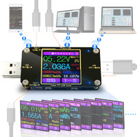 炬为 USB3.0数显电压表电流显示充电器连接器检测试仪器容量功率计