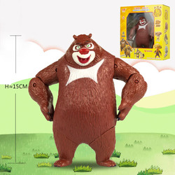 Boonic Bears 熊出没 摆件熊大光头强熊二 熊熊乐园多角色儿童玩具套装塑胶模型 熊大（15cm） 现货