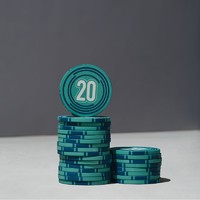POKERABOVE 德州扑克筹码20面值筹码现货（43mm）