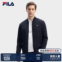 FILA 斐乐 官方旗舰男士外套2024春季新款行政夹克商务休闲上衣男装