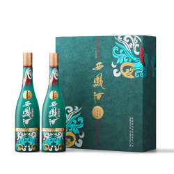88vip西凤酒1964系列纪念版55vol凤香型白酒500ml2瓶礼盒装