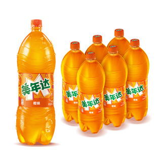 pepsi 百事 MIRINARA 美年达 汽水 橙味 2L*6瓶