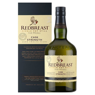 知更鸟行货 知更鸟 罗缤之舞 Redbreast 单一壶式蒸馏爱尔兰威士忌洋酒 知更鸟桶强 700mL 1瓶