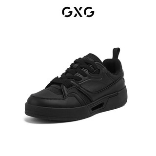 GXG男鞋板鞋男潮流运动板鞋休闲鞋板鞋厚底男休闲鞋 黑色 41