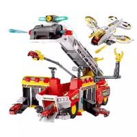 酷乐潮玩 山姆同款多功能声光竞速消防车救援车男女儿童过家玩具