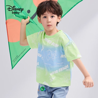 Disney 迪士尼 儿童渐变短袖T恤