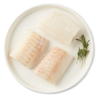 海思芙挪威真鳕鱼颈背肉1kg 独立装 去皮去刺 宝宝食品冷冻海鲜鱼类