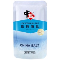 中盐 低钠海盐300g 未加碘