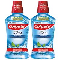 88VIP：Colgate 高露洁 酷爽漱口水2瓶减少口腔细菌清新口气0酒精温和防护家庭装