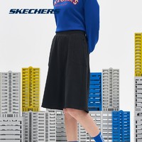 SKECHERS 斯凯奇 My City多彩城市系列女士弹性舒适百搭针织半身裙