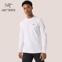 ARC'TERYX 始祖鸟 ARC’TERYX始祖鸟 CAPTIVE ARC'WORD LS 透气 男子 棉质长袖T恤 White Light/石膏白