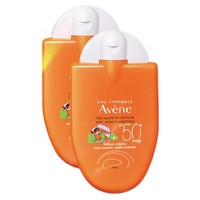 PLUS会员：Avene 雅漾 小金刚儿童防晒霜温和清爽不刺激SPF50+  30ml*2保质期至25.1