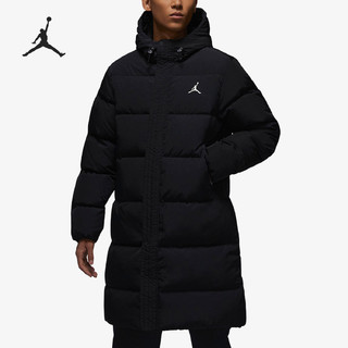 NIKE 耐克 官方正品JORDAN冬季新款男子连帽中长款羽绒服FB7314